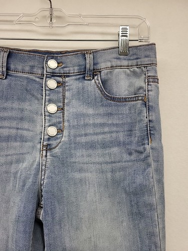 Jordache Super Skinny Girls Blue Jeans 16 Youth Stretch Denim Button Fly 28x29 - Picture 7 of 18
