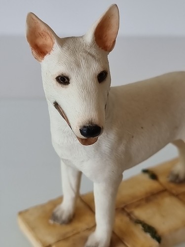 English Bull Terrier Standing Collectible Dog Figurine Sherriff & Simpson - Foto 2 di 22