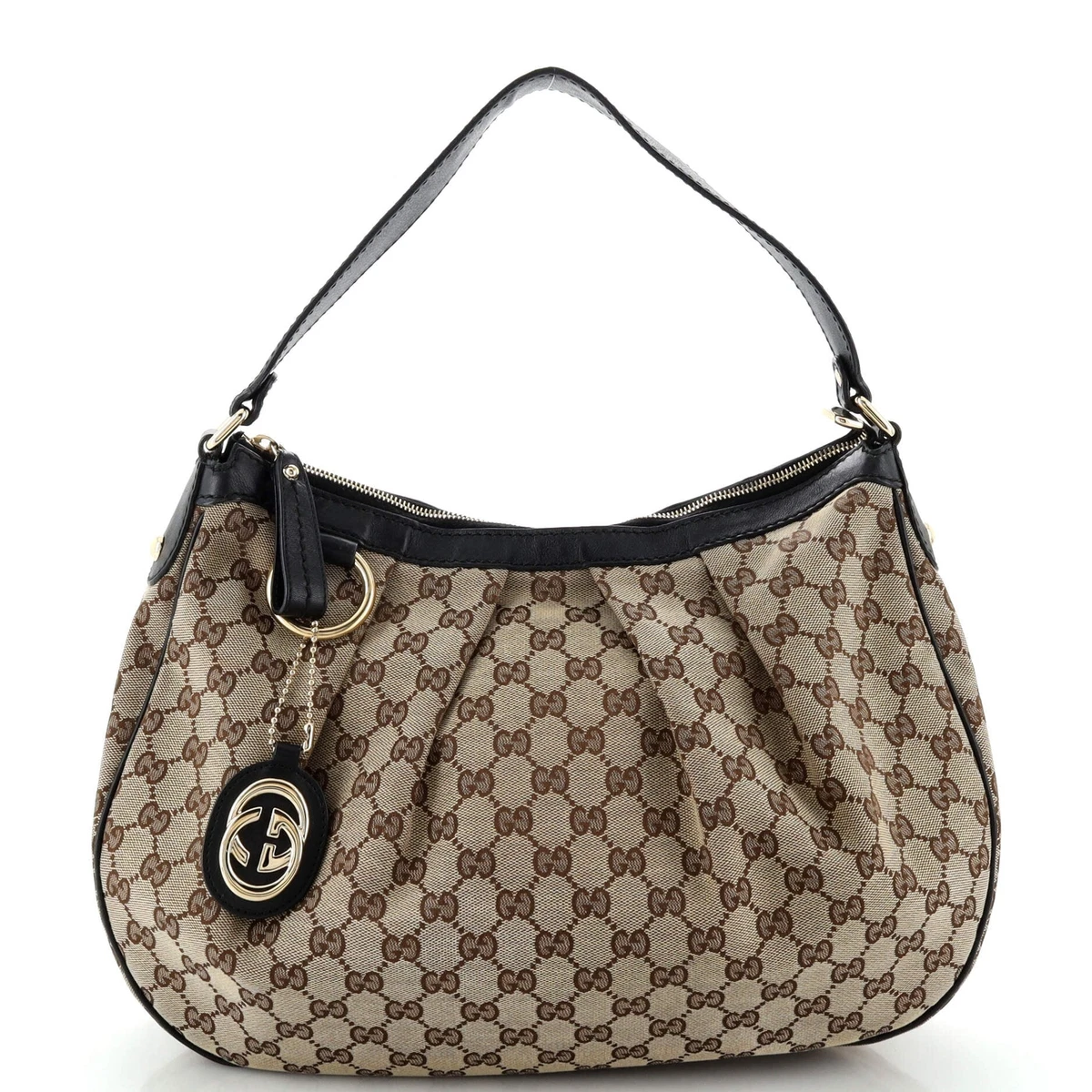 Gucci Sukey Hobo GG Canvas Medium Brown
