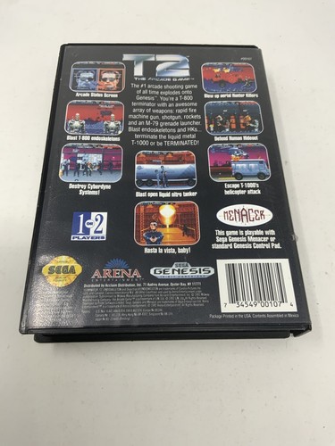 T2: The Arcade Game  (Sega Genesis, 1992) Terminator 2 - Picture 7 of 12