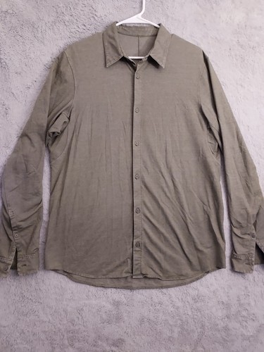 Camisa Lululemon Para Hombre Grande Comisión Ventilada De Colección Lavado Atletismo Rendimiento