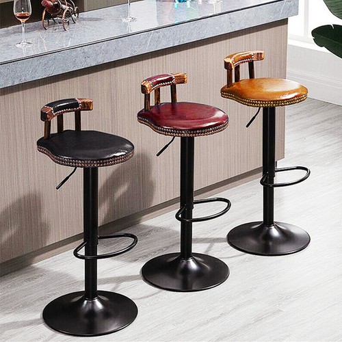 2er-Set Barhocker Barstuhl Tresenhocker Hocker Polsterhocker mit Lehne Drehbar - Bild 7 von 46