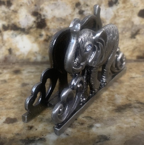 Metall mit Schmuckaugen Elefant Visitenkartenetui NEU B10 - Bild 2 von 4