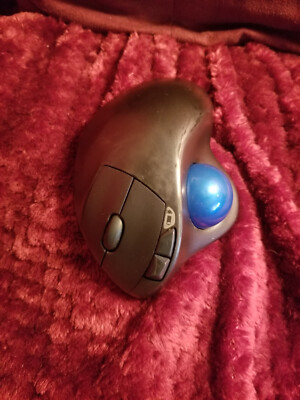Logitech M570 TrackMan Wireless Trackball Mouse + Paired Unify Receiver *Tested*