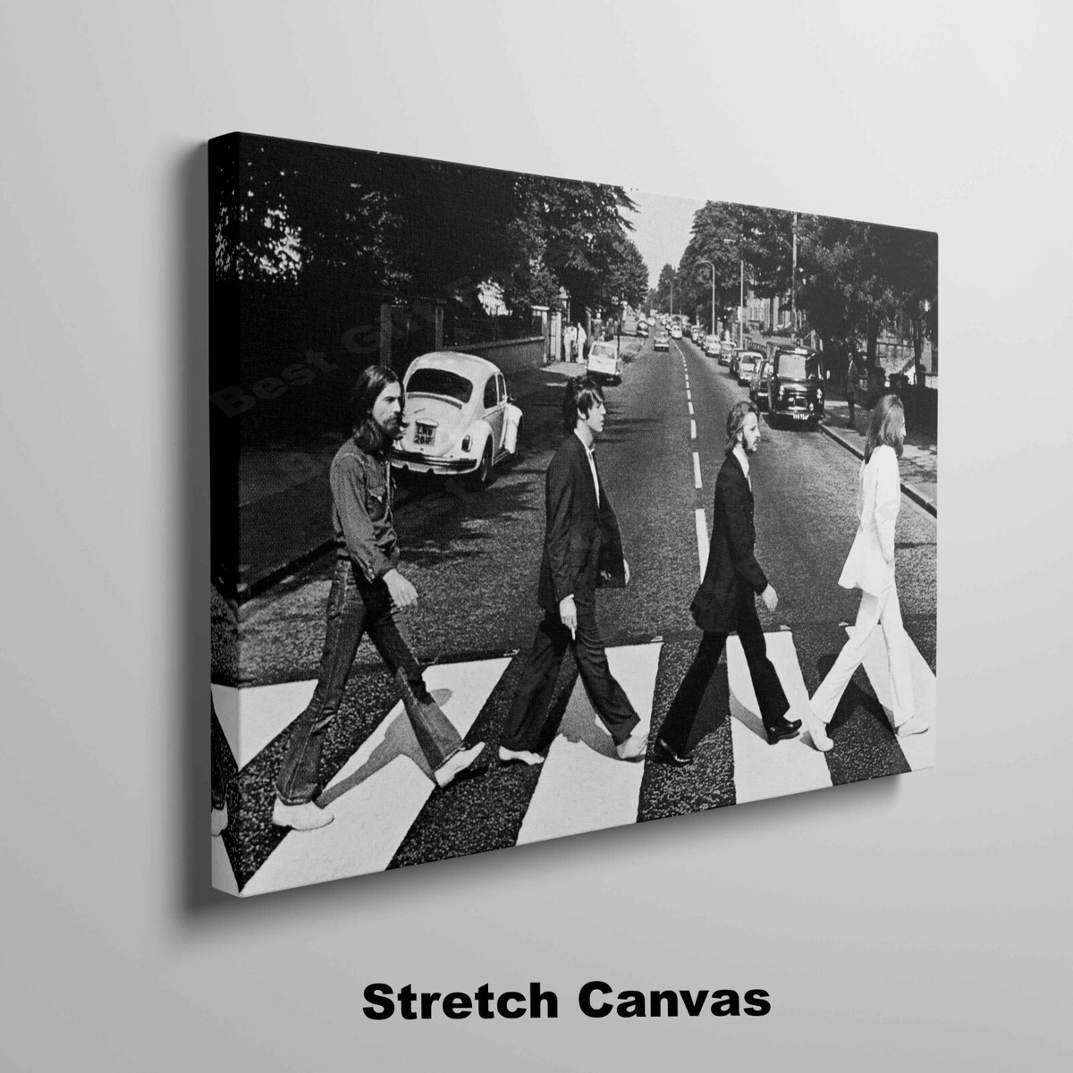 The Beatles Abbey Road Black and White Modern Art Canvas Print~ 5