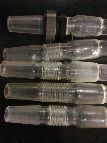 BUCHI Glass Rotavapor 45mm Short Vapor Duct Tube 29/32 24/40 175mm OAL Threaded - Picture 3 of 3