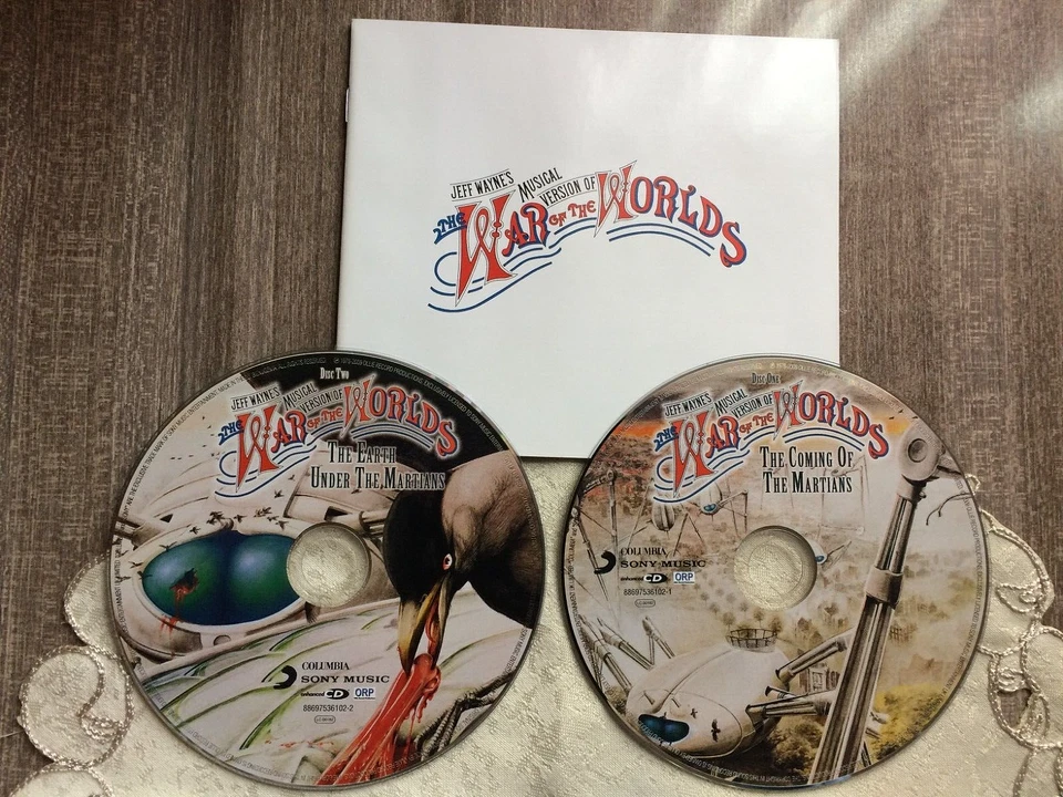 JEFF WAYNE'S 'The War of The World's' With Picture Story Booklet & 2 CD'S 2009 Foto 4 de 4