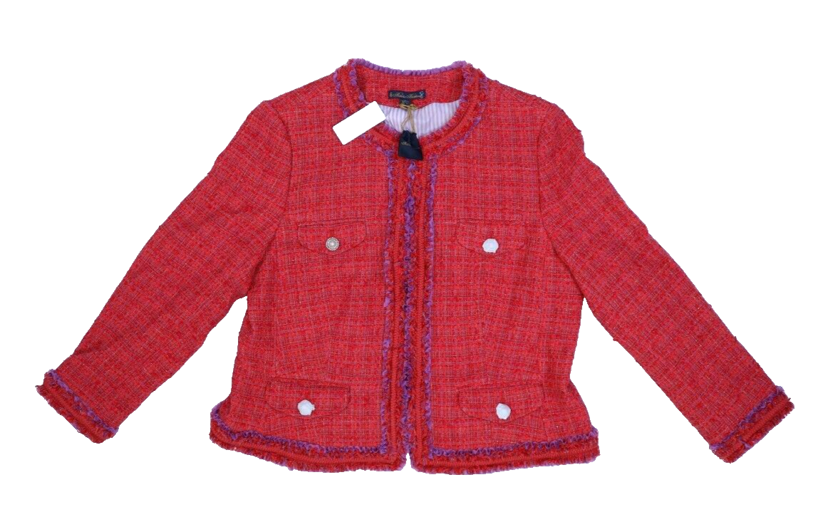 Brooks Brothers Boucle Tweed Jacket Red Hook & Eye Hidden