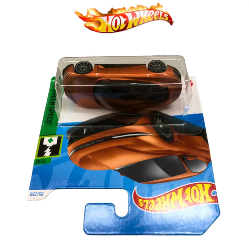 Hot Wheels 2024 DeLorean Alpha5 Copper #85 HW Green Speed Short Card with Case. - Picture 4 of 6