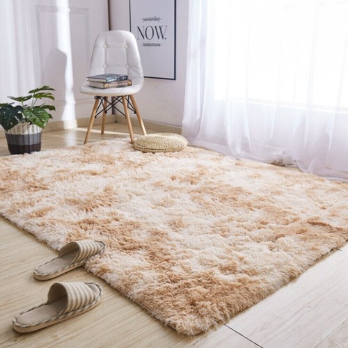 Tie-Dye Area Rugs Shag Fluffy Rugs Carpets Floor Mat for Bedroom Living Room - Picture 20 of 20