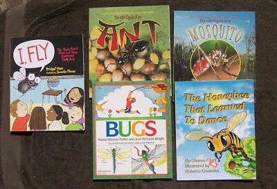 5 BK Biology Kid Science Nature Insect Bugs Fly Flies Mosquito Ants Honeybee