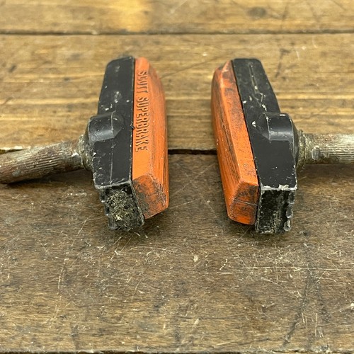 Vintage Scott Mathauser Superbrake Cantilever Brake Pad Finned Post Shoes Wear B - Picture 2 of 12