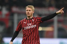 Simon Kjaer Ac Milan 8x10 unsigned photo
