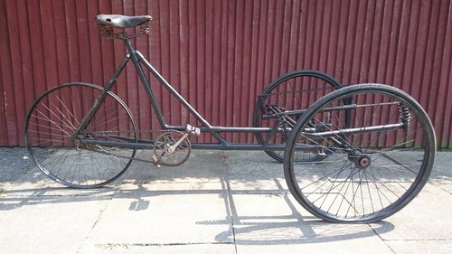 Box Tricycle Trike Cargo Delivery TRIUMPH CARRIER Pre-War RARE ANTIQUE