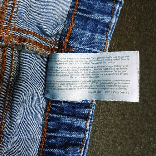 OshKosh B'gosh Kids Size 12 Blue Stretch Denim Jean Jeggings - Picture 14 of 16