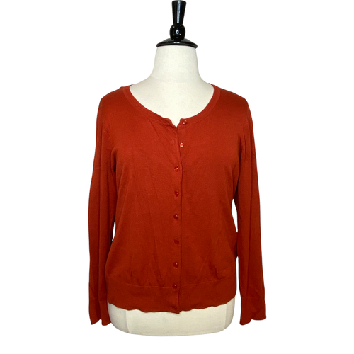 Ashley Stewart Burnt Orange Scoopneck 