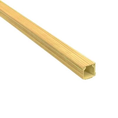 15x15 mm Kabelkanal Holz Optik Buche Hell mit Deckel 1m Länge zum Kleben Selbs - Bild 1 von 4