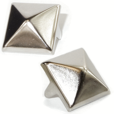 100 x Pyramid-Nieten/Studs Niet Ziernieten aus Metall in Silberfarben 15mm 100 x Pyramid-Nieten/Studs Niet Ziernieten aus Metall in Silberfarben 15mm