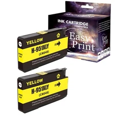 2-Pack 951 XL 951XL Yellow Ink Cartridge for 8100 8615 251dw 276dw 8610 Printer