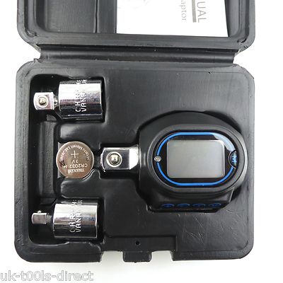 combnine Digital Torque Adaptor Adjustable Professional Electronic Torque Wrench Tool Set 1//4 Drive