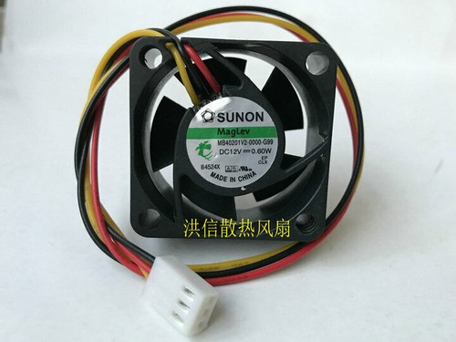 SUNON MB40201V2-0000-G99 40*40*20MM 4CM DC12V 0.6W 3wires Cooling Fan - Picture 1 of 7
