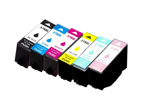 6er Patronen passend  für Epson 378XL Expression Photo XP 8000 8005 8500 8600 - Afbeelding 3 van 10