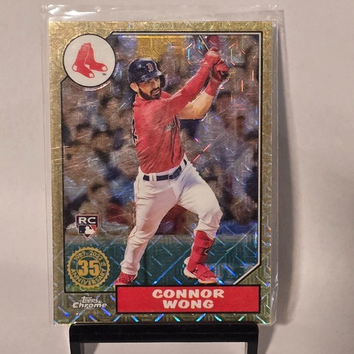 2022 Topps Series 1 - 1987 Topps Chrome Series 1 Gold Mojo Connor Wong