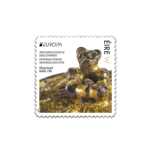 2025 Ireland Stamp Pair Irish N And W Europa National Archaeological Discoveries - Picture 2 of 2