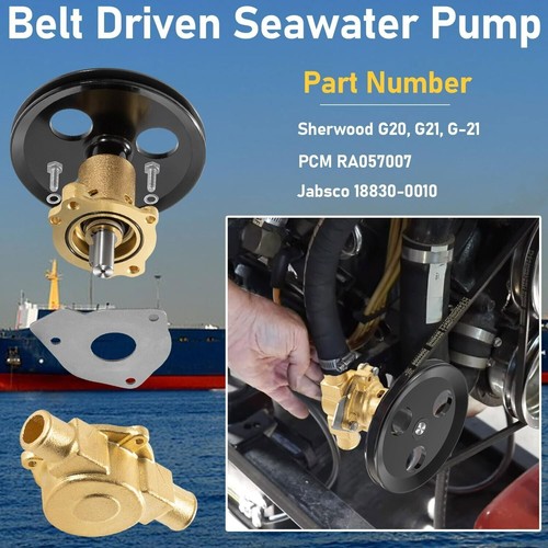 Bomba de agua para Sherwood Pleasurecraft G20 G21 PCM 351 RA057007 Jabsco 18830-0010 - Imagen 4 de 16