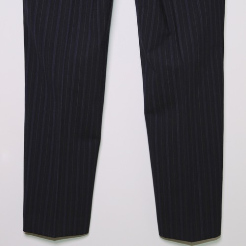 THEORY - Blue Stripe Wool Treeca 2 Traceable Bar Casual Dress Pants - Women's 0 - Picture 7 of 9