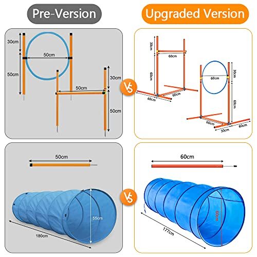 Upgraded Dog Agility Equipment Kit - Dog Agility Obstacle Training - Picture 5 of 5
