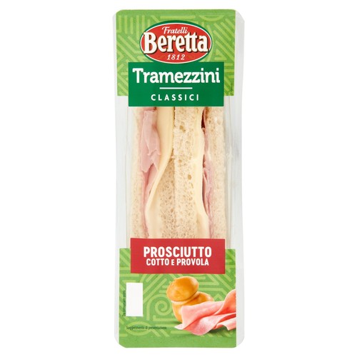 Fratelli Beretta Tramezzini Classici Prosciutto Cotto e Provola 140 g - Foto 6 di 11