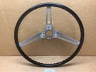 Vintage 1963 E Corvette Three Spoke BLACK 16” Steering Wheel Remarkable Cond oem