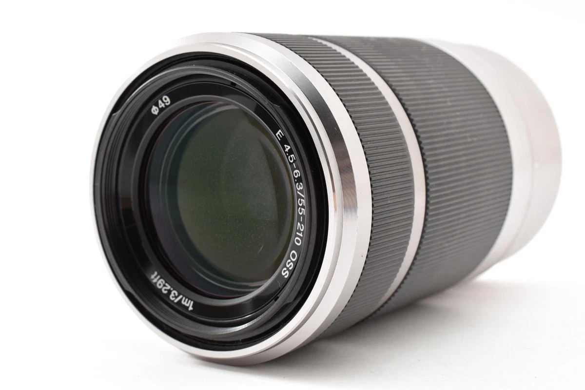 Sony SEL 55-210mm f/4.5-6.3 E OSS Objetivo E Mount Plata
