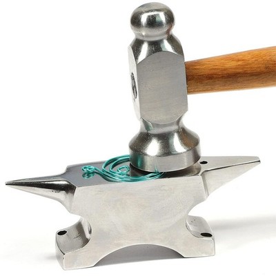 Double Horn Anvil Block Blacksmiths, for Silversmith Easy to Use Shapes Tool