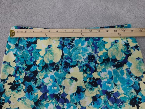 Falda floral azul multicolor Ann Taylor para mujer con abertura en la espalda, talla 6 - Imagen 2 de 10