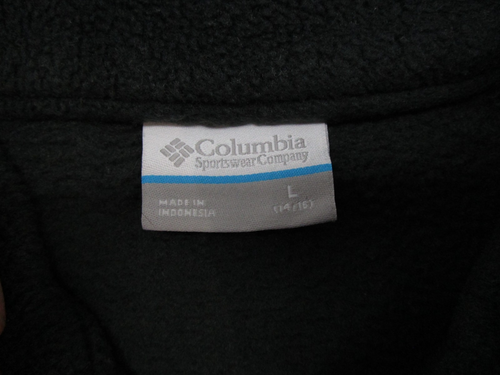 Columbia Jacket Youth Size L 14-16 Black Fleece Full Zip Outdoors Camping Hiking - Picture 2 of 10