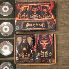 Diablo Battle Chest (PC, 2001)  Complete with Strategy Guide & Expansion 4 Discs
