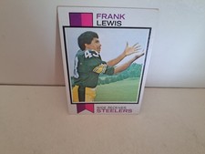 FRANK LEWIS 1973 FOOTBALL CARD Topps # 456 rookie Rc Pittsburgh Steelers WR Exc