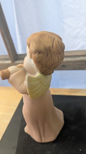 Set of 3 Vintage Homco Ceramic Christmas Instruments Angel Cherub Figurines - Picture 4 of 16
