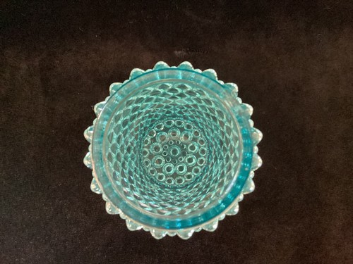 EAPG - Desconocido Mfg. Agitador de azúcar "Hobnail" - azul - Imagen 3 de 6