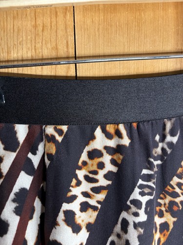 "Falda de seda con estampado animal Bari debajo de la rodilla para mujer KOBI HALPERIN cintura 24-28"" S" - Imagen 20 de 22
