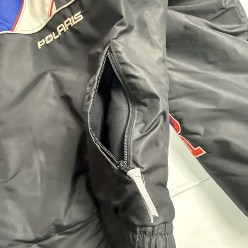 Vtg 90s Polaris Indy Snowmobile Jacket Coat Mens Sz L Tall Winter Extreme Sports - Bild 15 von 18