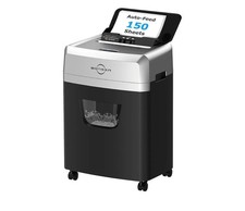 BONSEN 150-Sheet Autofeed Paper Shredder for Office (S3114)