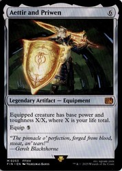 Aettir and Priwen #253 - Final Fantasy MTG Mythic Legendary Artifact Equipment