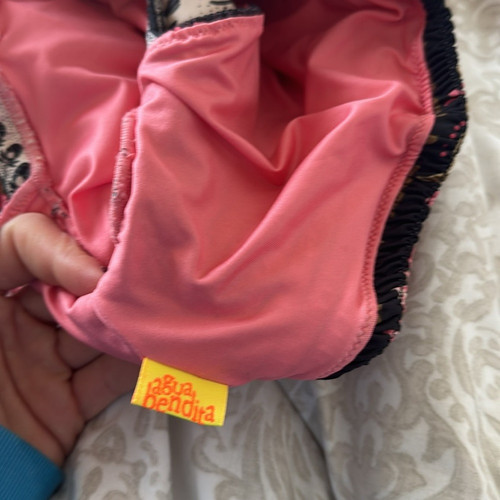Agua Bendita Eileen Bikini Oberteil Antik Puffärmel Crop Top Festival Boho Kittel - Bild 12 von 13
