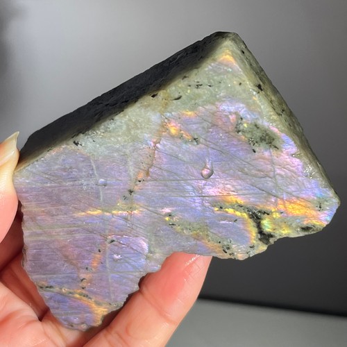 147g Rare Flashy Labradorite Slab Crystal Rough Gemstone Raw Labradorite Rough - Picture 3 of 17
