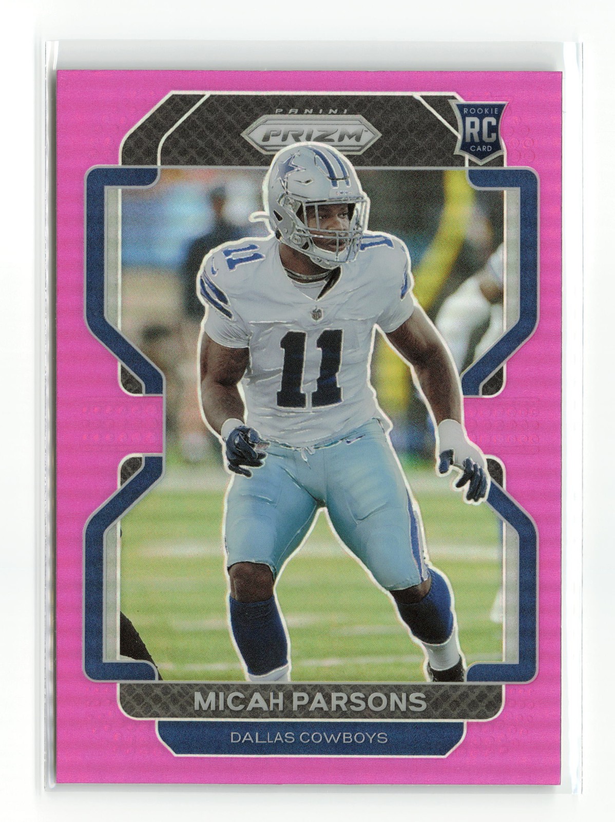 2021 PANINI PRIZM ROOKIE MICAH PARSONS #382 PINK RC COWBOYS