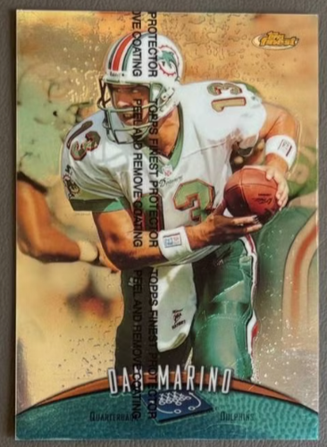 1998 TOPPS FINEST #170 DAN MARINO MIAMI DOLPHINS REFRACTOR W/ PROTECTIVE COATING - Bild 1 von 2