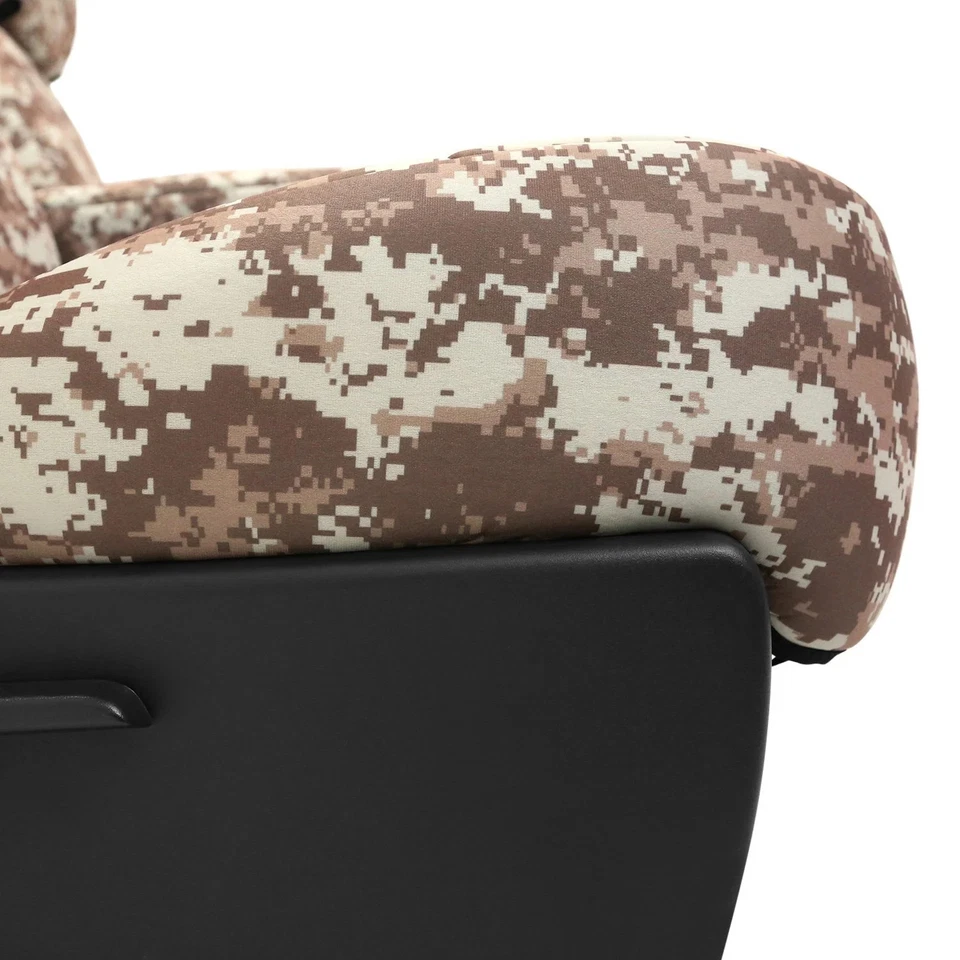 For Ford F-250 Super Duty 11-16 Digital 2nd Row Camo Sand Custom Seat Covers Foto 3 de 4